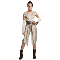 Rubie ́s Kostüm Star Wars 7 Rey - Karneval Faschingskostüm Damen, Original lizenziertes Kostüm aus Star Wars: Das Erwachen der Macht beige|gelb M