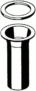 Schell Rohrstutzen mit Dichtring für VENEZIA WC-Spülarmatur 237370099