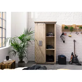 Massivmoebel24 Mango Schrank 100x50x190 beige