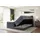 altdecor Boxspringbett BERO KING - 160x200 - H3/H4 - Dunkelgrau