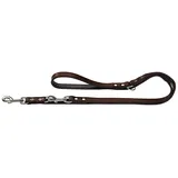 Hunter Verstellbare Führleine Basic 18mm/200cm braun/schwarz