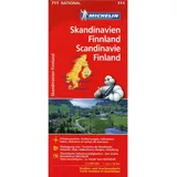 Michelin Karte Skandinavien - Finnland. Scandinavie, Finland