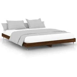 vidaXL Bettgestell 120 x 200 cm Braun