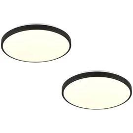 meineWunschleuchte 2er SET flache innen mit Bewegungsmelder, Ø 38cm