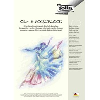 Folia Öl- und Acrylmalblock 290g/m2, DIN A4, 10 Blatt