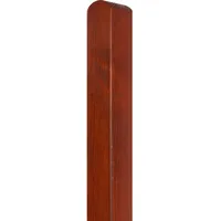 Andrewex Zaunpfosten Glatt 9 x 9 x 135 cm teak