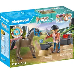 PLAYMOBIL 71357 - Horses of Waterfall - Hufschmied Ben&Achilles