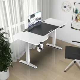 pro.tec Schreibtisch Oxnard Weiß