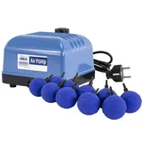 AquaForte Teichbelüfter Set V-60 3600 L/h 50m Schlauch 10 Ausströmer
