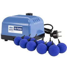 AquaForte Teichbelüfter Set V-60 3600 L/h 50m Schlauch 10 Ausströmer