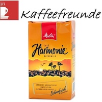 Melitta Harmonie Mild Kaffee gemahlen Gr Preis ist inklusive Kaffeesteuer