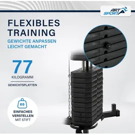 ArtSport ProfiGym 3000 Schwarz