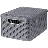 Curver Aufbewahrungsbox Style 39,3 x 29,3 x,18,7 cm 1-tlg. anthrazit