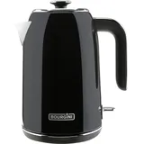 Bourgini Retro Wasserkocher - Schwarz - 1,7 Liter - Schwarz