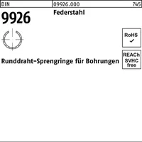 Industrial Quality Supplies Sprengring DIN 9926 7 Sicherungsring 5000 Stück