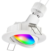 Ledscom.de LED Decken-Einbaustrahler CIRC schwenkbar weiß inkl. Smart Home