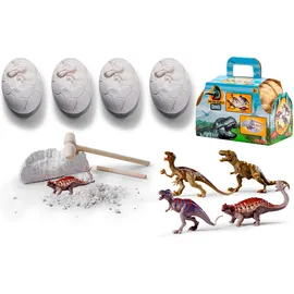 Simba Set zum Ausgraben von Dinosaurier-Eiern, 4 Stück