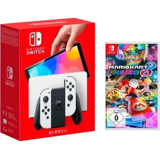 Nintendo Switch OLED-Modell weiß + Mario Kart 8 Deluxe