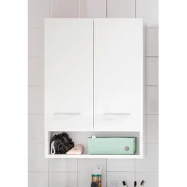 WELLTIME Hängeschrank "Ribera", weiß (weiß, weiß), B:50cm H:71cm T:20cm, MDF, Schränke, Hängeschrank