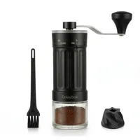 OrkeyDolk® Externer, verstellbarer manueller Kaffeemühle mit hochpräzisem, zeitgemäßem Kegelmahlwerk aus Keramik, 40-stufige Einstellung, geeignet für Aeropress, Pour Over und Moka-Kannen.