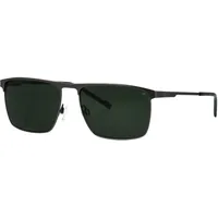 Eschenbach Sonnenbrille TITANFLEX "Modell 824135", Herren, schwarz gun, matt, Sonnenbrillen Sonnenbrille, Form Karree/Soft, Logoschriftzug auf Bügel, Titanflexfassung