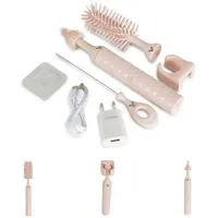 Cangaroo elektrisches Flaschenbürstenset 2in1 Saugerreiniger zwei Bürstengrößen rosa