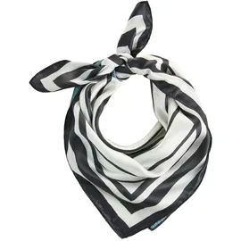 LAURA SCOTT Nickituch in weiß-schwarz - Gr.: onesize