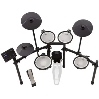 ROLAND TD-07KV Elektronisches Schlagzeug, komplett mit Bluetooth-Technologie für Audio- und MIDI-Streaming, ROLANDs weltberühmten doppellagigen Mesh-Fellen, über 140 verschiedenen Drum-Sounds