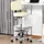 Homcom Barhocker 56 x 57 x 104-127 cm Beige