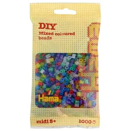 Hama Beutel mit Perlen 1000 St. glitter mix