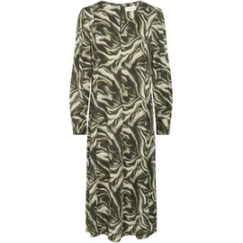 Cream Kleid Blusenkleid Grün/Weiß 42