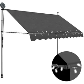 vidaXL Einziehbare Markise 300 cm anthrazit