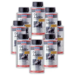 8x 125ml LIQUI MOLY 1011 Additiv Motoröl-Zusatz MoS2 Verschleißschutz Öl Additiv