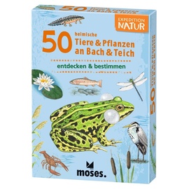 Moses Expedition Natur 50 heimische Tiere und Pflanzen an Bach und Teich