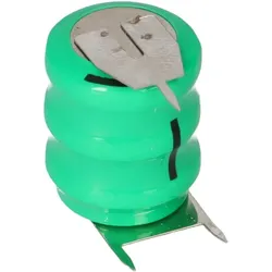 Knopfzellen Akku 3,6V 80mAh Typ14H mit 3 Pins NiMH