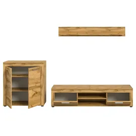 Möbel Kraft Wohnwand ¦ holzfarben ¦ Maße (cm): B: 255 H: 159 T: 35.0