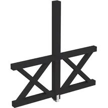 SKANHOLZ Andreaskreuz Seitenwand 193 x 210 cm anthrazit
