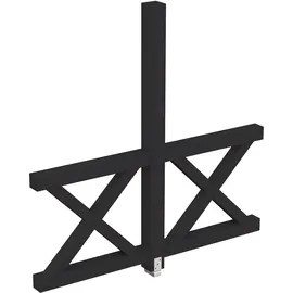 SKANHOLZ Andreaskreuz Seitenwand 193 x 210 cm anthrazit