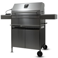 Holzkohlegrill Edelstahl Premio XL III Roaster + Drehspieß | Made in Germany