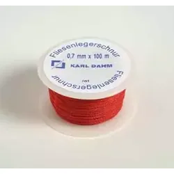 Fliesenschnüre - Art. / Länge / Farbe / Stärke: 10323 / 50 m / rot / 1,5 mm