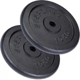ScSPORTS ScSPORTS® Hantelscheiben Set 30/31mm Gusseisen Gewichtsscheiben Gewichte