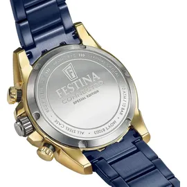 Festina Chrono Bike Connected 45 mm blau/gold