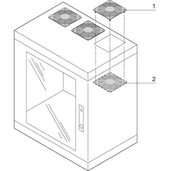 SCHROFF Schutzgitter 21236127