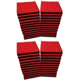 TsoLay Schalldämmplatte, Akustikplatte, Studio-Schaumstoffkeil, , schalldicht, 2,5 x 30 x 30 cm, 96 Stück