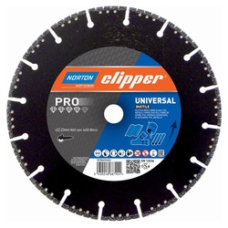 Norton Clipper Diamant Trennscheibe PRO UNIVERSAL DUCTILE 125 x 22,23 mm