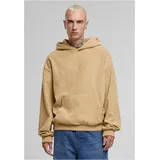 URBAN CLASSICS Jaquard Velvet Kapuzenpullover Union Beige 3XL