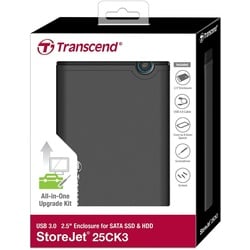 Transcend StoreJet 2.5 Speichergehäuse 6.4 cm SATA 6Gb/s 600 MBps USB 3.0