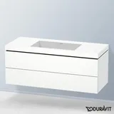 Duravit Vero Air Waschtisch mit L-Cube Unterschrank, 2 Auszüge, LC6929N1818,