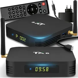 Retoo TV Box MediaPlayer 4/32 GB Fernbedienung HD Streaming USB 3.0 Smart Media Player 1080P HDR Chromecast Smart TV Box Android WiFi Quad Core Retoo