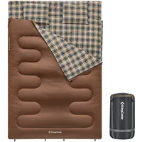 KingCamp Deckenschlafsack Snowflake 300D 2 Personen Doppel Schlafsack Lang